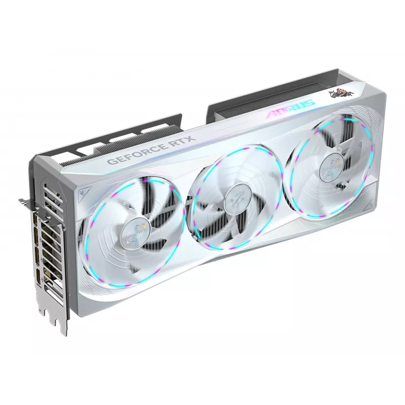 Videokaart GIGABYTE AORUS GeForce RTX 5080 MASTER ICE 16G — 16GB GDDR7, 256-bit, PCIe 5.0, 2805 MHz