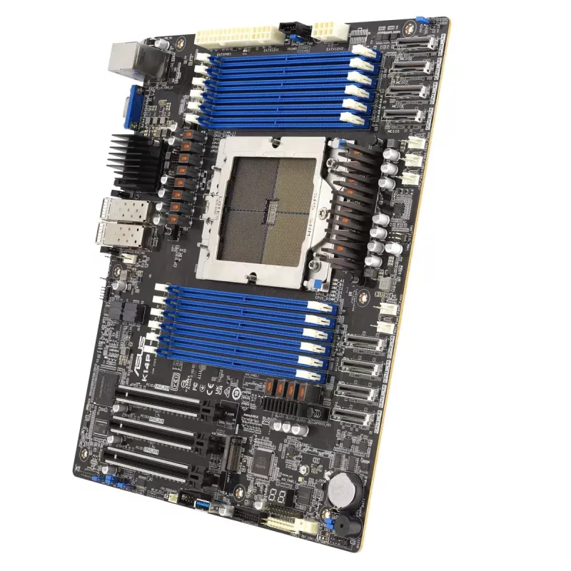 Serveri emaplaat ASUS K14PA-U12/ASMB11 pesa SP5 SSI CEB, AMD EPYC 9004, 12× DDR5 pesa, 3 TB, 25GbE, 3× PCIe Gen5 x16, 1× M.2