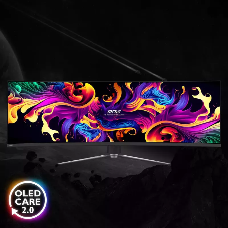 MSI MPG 491CQPDE QD-OLED arvutimonitor 124,5 cm (49 tolli) 5120 x 1440 pikslit DQHD must