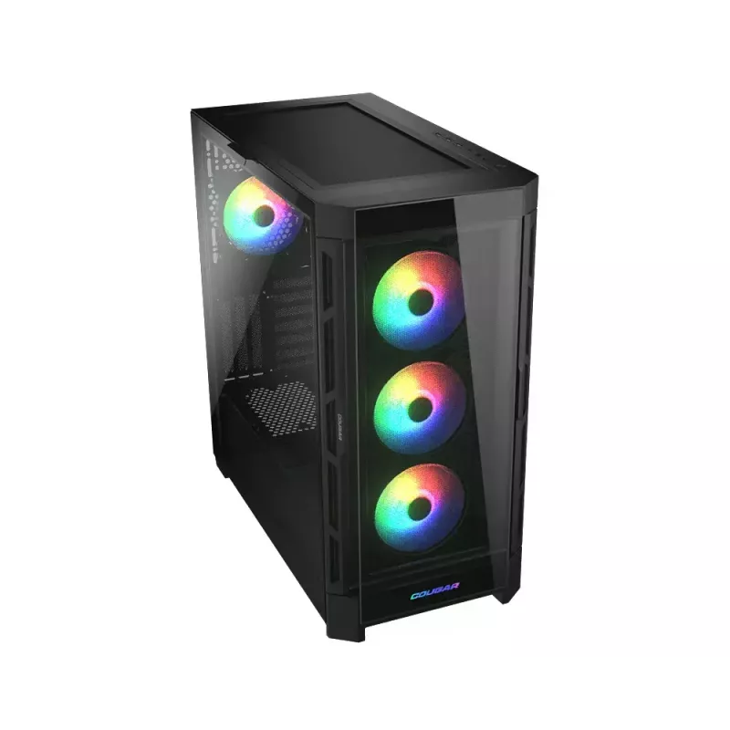 Arvuti korpus COUGAR Gaming CGR-5AD1B-RGB Midi Tower Must