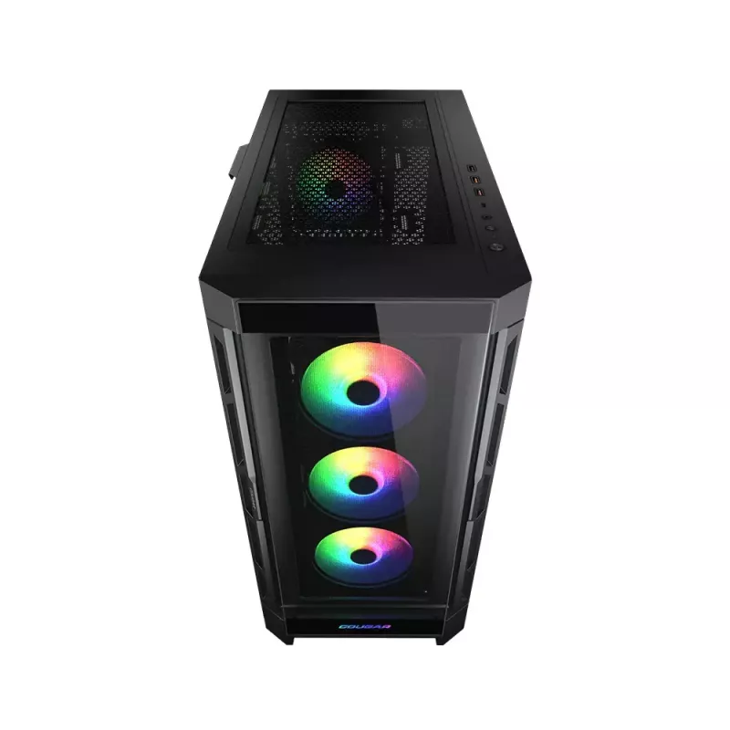 Arvuti korpus COUGAR Gaming CGR-5AD1B-RGB Midi Tower Must