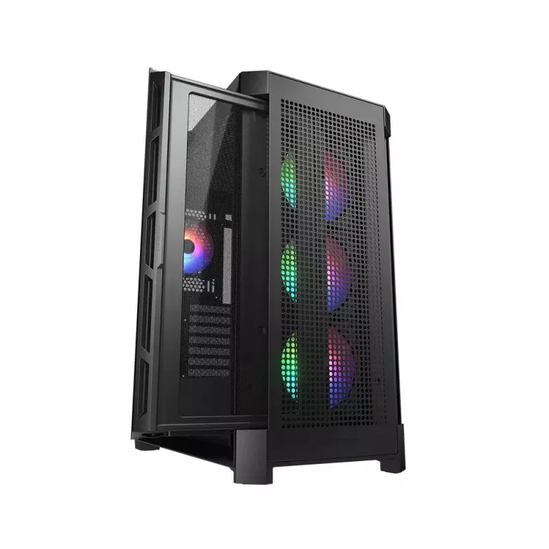 Arvuti korpus COUGAR Gaming CGR-5AD1B-RGB Midi Tower Must