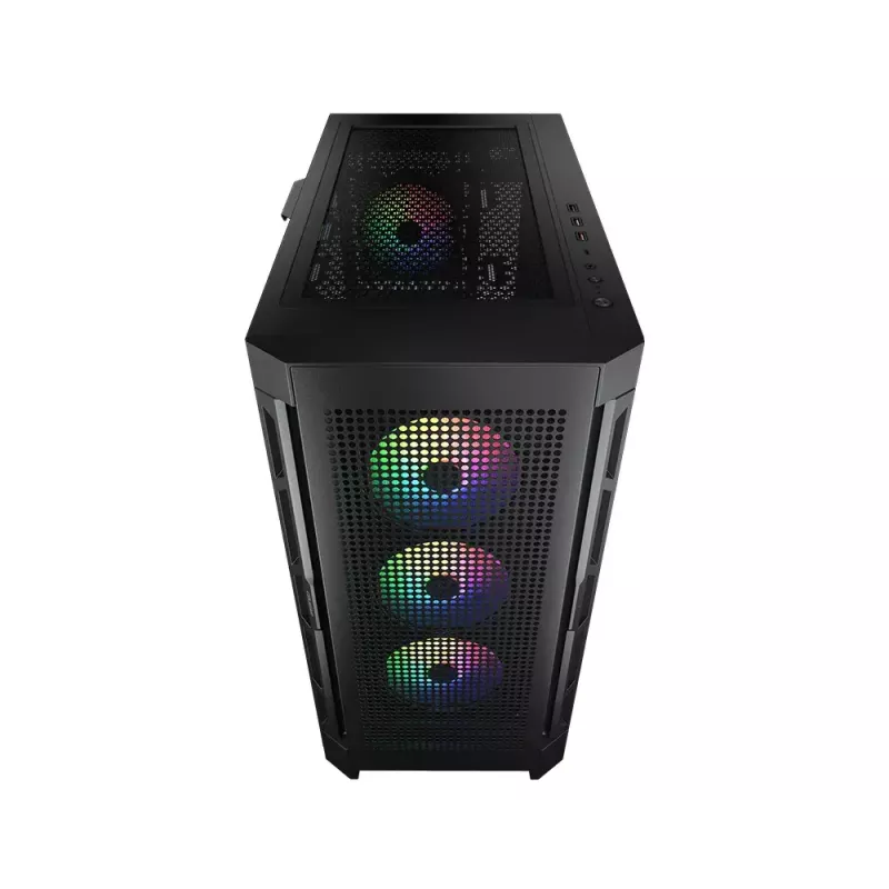 Arvuti korpus COUGAR Gaming CGR-5AD1B-RGB Midi Tower Must
