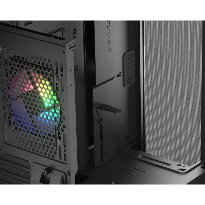 Arvuti korpus COUGAR Gaming CGR-5AD1B-RGB Midi Tower Must