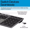 HP 725 Multi-Seadme Laetav Juhtmevaba Klaviatuur, Täissuuruses (100%), Juhtmevaba, RF Juhtmevaba + Bluetooth, Must