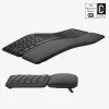 LOGITECH Ergo K860 - Juhtmeta poolitatud klaviatuur Graphite Qwerty US/rahvusvaheline