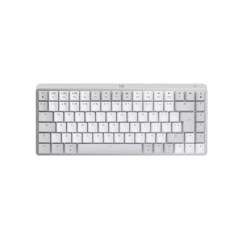 LOGITECH MX Mechanical Mini for Mac minimalistlik juhtmevaba valgustatud jõudlusklaviatuur, kahvatuhall - US Inte - Qwerty