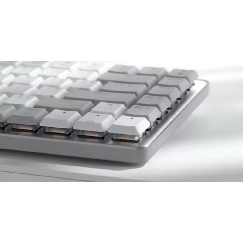 LOGITECH MX Mechanical Mini for Mac minimalistlik juhtmevaba valgustatud jõudlusklaviatuur, kahvatuhall - US Inte - Qwerty