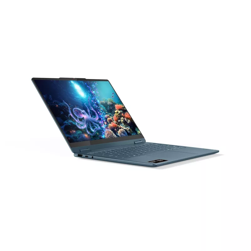 Lenovo Yoga 7 2-in-1 14AKP10 Copilot+ PC AMD Ryzen™ AI 5 340 hübriid (2-in-1) 35,6 cm (14 tolli) puutetundlik ekraan WUXGA 16 GB LPDDR5x-SDRAM 512 GB SSD Wi-Fi 7 (802.11be) Windows 11 Home saksa keel taevasinine