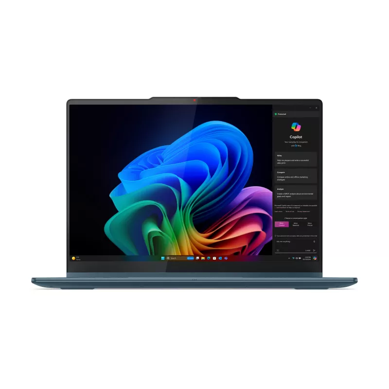 Lenovo Yoga 7 2-in-1 14AKP10 Copilot+ PC AMD Ryzen™ AI 5 340 hübriid (2-in-1) 35,6 cm (14 tolli) puutetundlik ekraan WUXGA 16 GB LPDDR5x-SDRAM 512 GB SSD Wi-Fi 7 (802.11be) Windows 11 Home saksa keel taevasinine