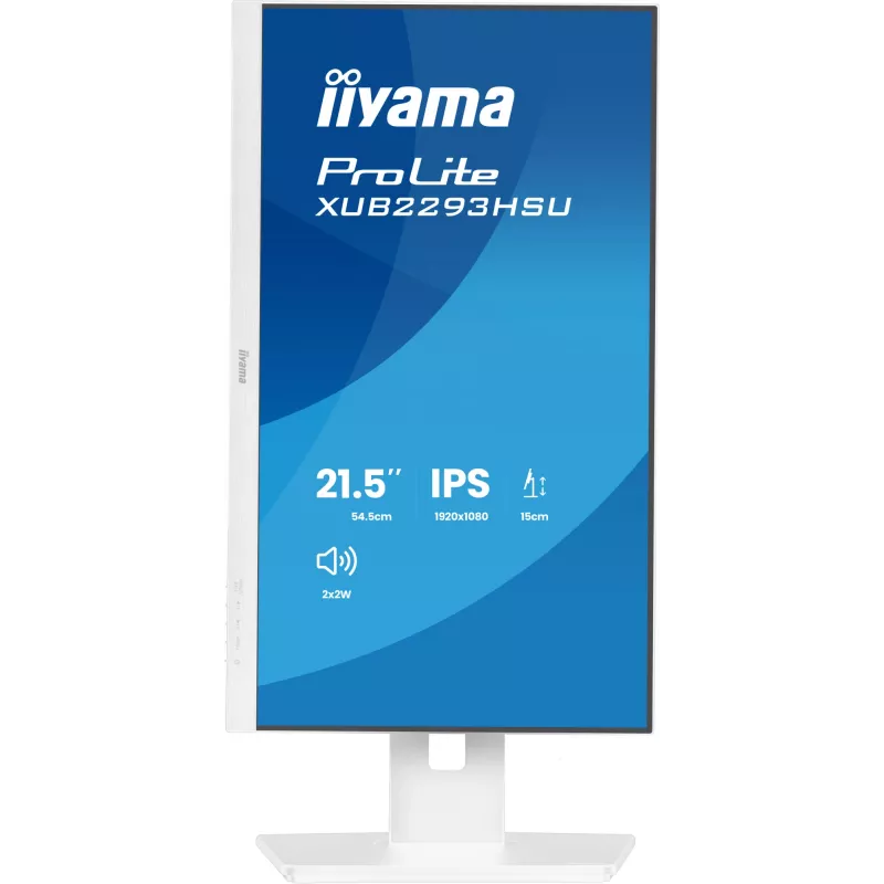 iiyama ProLite XUB2293HSU-W7 arvutimonitor 54,6 cm (21,5 tolli) 1920 x 1080 pikslit Full HD LED Valge