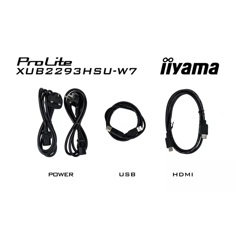 iiyama ProLite XUB2293HSU-W7 arvutimonitor 54,6 cm (21,5 tolli) 1920 x 1080 pikslit Full HD LED Valge