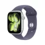 Nutikell Apple Watch Series 11 GPS + Cellular 46mm hõbedane alumiiniumkorpus lilla udu spordirihmaga - S/M