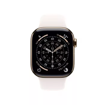 APPLE Watch Series 11 GPS + Cellular 46mm kuldne titaanist korpus heleroosa spordirihmaga S/M