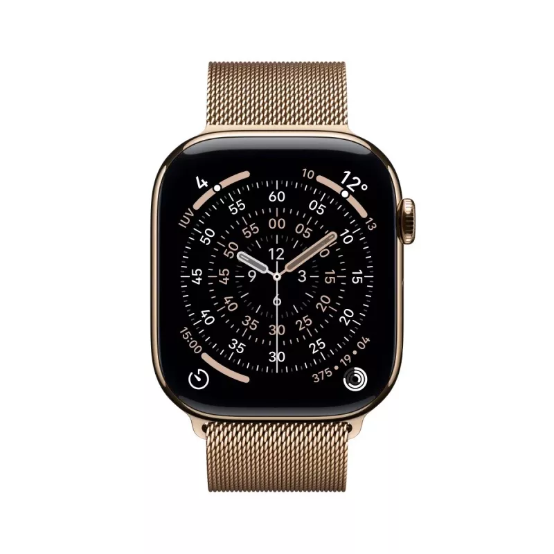 APPLE Watch Series 11 GPS + Cellular 46mm kuldne titaankorpus kuldse Milanese silmusega - M/L