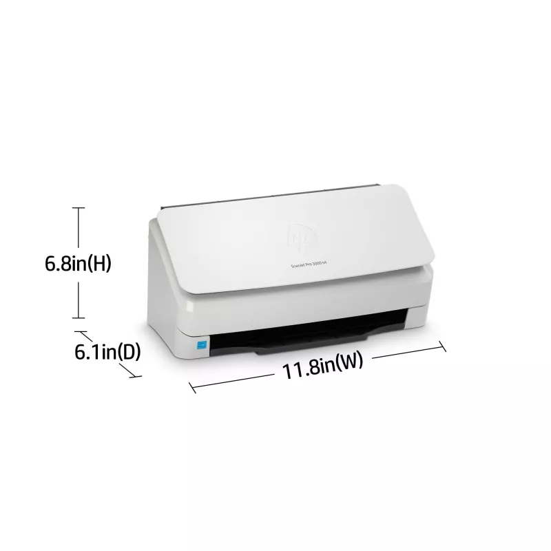 HP Scanjet Pro 3000 s4 lehtedega skanner 600 x 600 DPI A4 must, valge