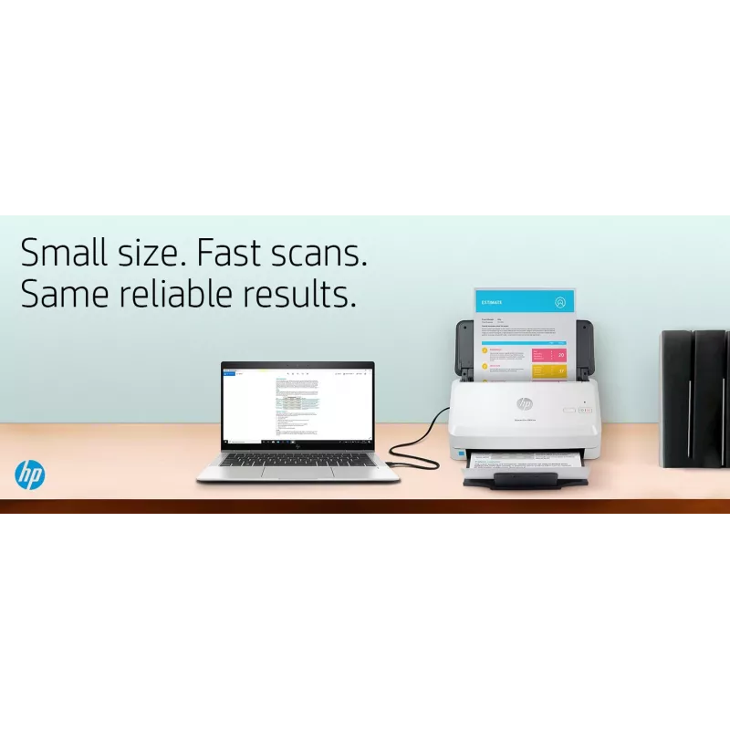 HP Scanjet Pro 3000 s4 lehtedega skanner 600 x 600 DPI A4 must, valge