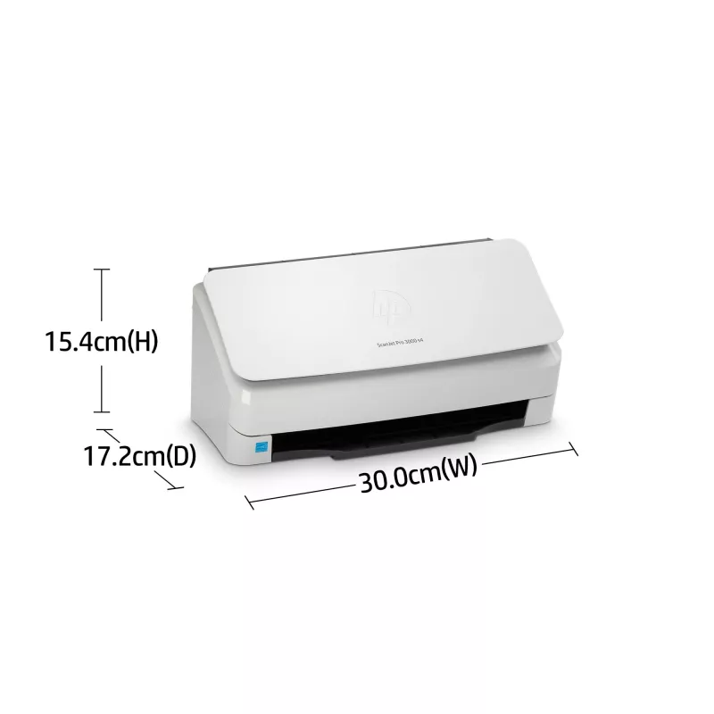 HP Scanjet Pro 3000 s4 lehtedega skanner 600 x 600 DPI A4 must, valge