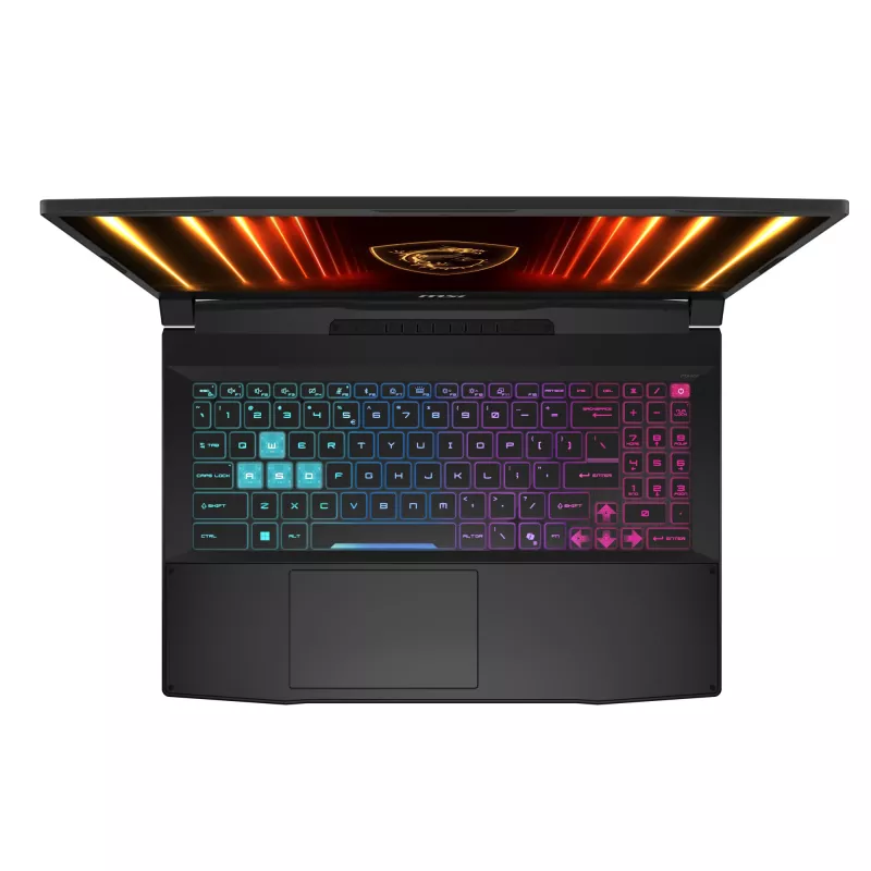 MSI Katana 15 HX B14WFK-487 Intel® Core™ i7 i7-14650HX Sülearvuti 39,6 cm (15,6 tolli) Full HD 16 GB DDR5-SDRAM 512 GB SSD NVIDIA GeForce RTX 5060 Wi-Fi 6E (802.11ax) Windows 11 Home Must