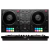 Hercules INPULSE T7 Must DJ-kontroller — 3,5 mm/6,35 mm kõrvaklapid, USB-kaabel, 652×350×90 mm