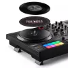 Hercules INPULSE T7 Must DJ-kontroller — 3,5 mm/6,35 mm kõrvaklapid, USB-kaabel, 652×350×90 mm