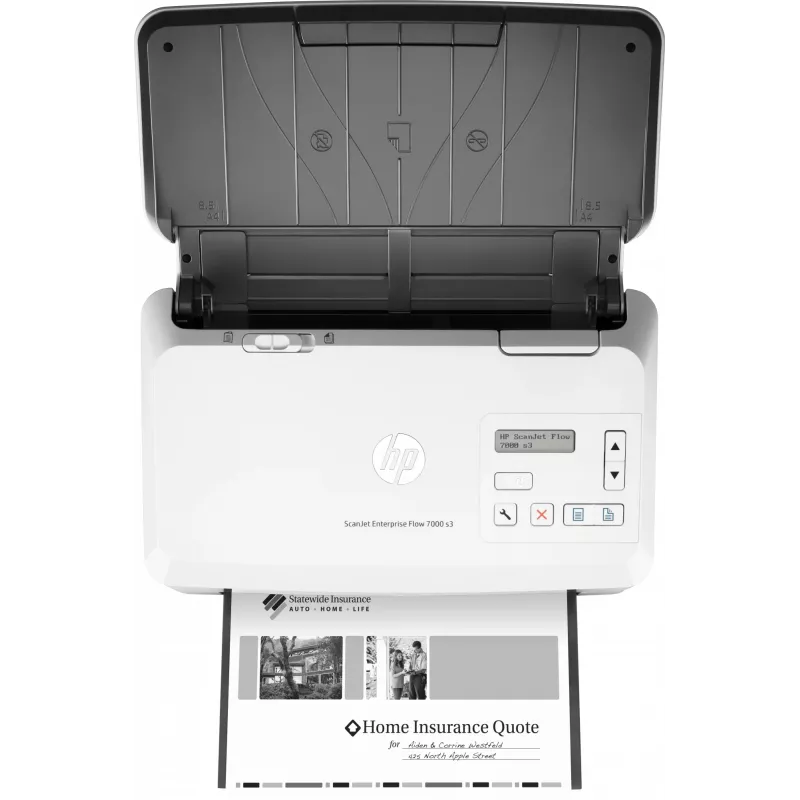 HP Scanjet Enterprise Flow 7000 s3 Lehtedega skanner 600 x 600 DPI A4 Valge