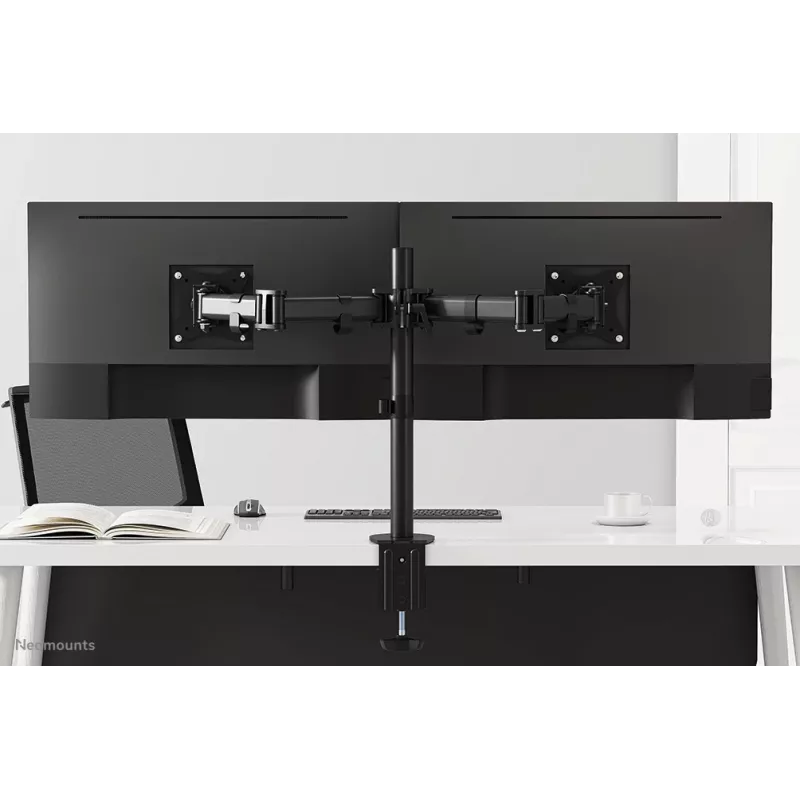Neomounts NM-D135DBLACK Monitori käsi 10-27 tolli, Klambriga/Auguga, 8 kg, 25,4 cm (10 tolli), 68,6 cm (27 tolli), 100 x 100 mm, Must