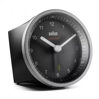 Braun BC07SB-DCF kvartsäratuskell Must, Hõbedane