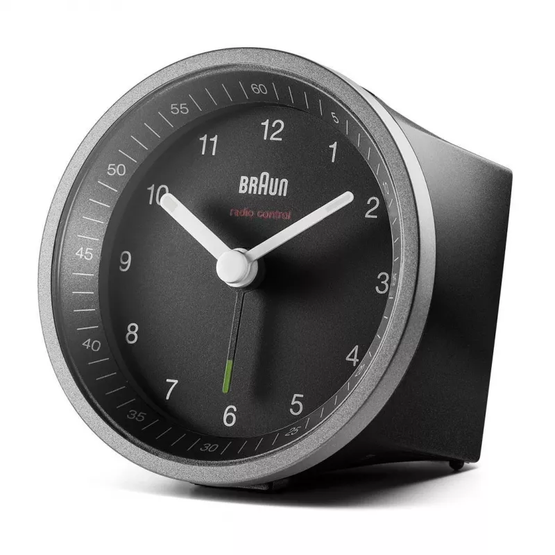 Braun BC07SB-DCF kvartsäratuskell Must, Hõbedane