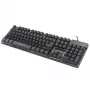 USB-klaviatuur Manhattan Gaming Metal Base Edition