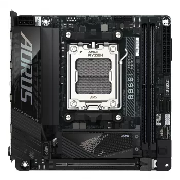 GIGABYTE B850I AORUS PRO emaplaat - AMD Ryzen 9000 seeria protsessoritele, 8+2+1 faasi digitaalne VRM, kuni 8400MHz DDR5 (OC), 1xPCIe 5.0 + 1xPCIe 4.0 M.2, 2.5LAN, WIFI 7, USB 3.2 Gen 2