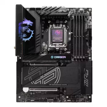 Emaplaat MSI MPG X870E CARBON WIFI — AMD X870E, pesa AM5, ATX, DDR5 kuni 256 GB, Wi‑Fi 7