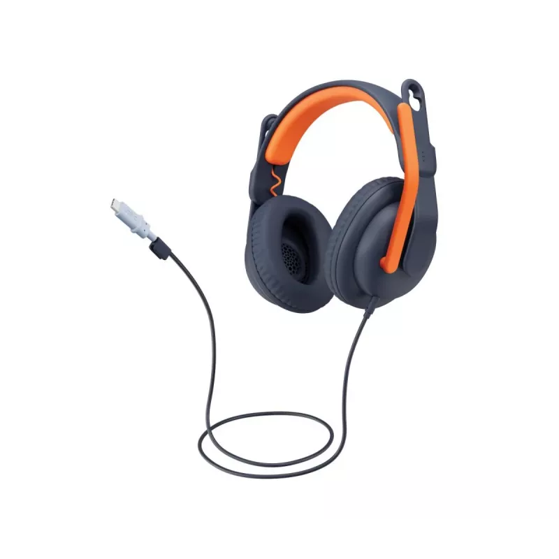 LOGITECH Zone Learn - USB-C - Peakomplekt - Kõrvapealne - Klassikaline sinine