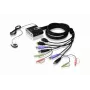 ATEN 2-pordiline USB HDMI KVM-lüliti heliga, 1920 x 1200 pikslit, WUXGA, 0,72 W, Must