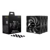 be quiet Pure Wings 3 140mm | PWM kiire Triple Pack Arvutikorpuse ventilaator 14 cm Must 3 tk