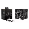 be quiet! Pure Wings 3 140mm | PWM Triple Pack Arvutikorpuse ventilaator 14 cm Must 3 tk