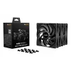 be quiet Pure Wings 3 120 mm | PWM kiire 3-pakend Arvuti korpuse ventilaator 12 cm Must 3 tk