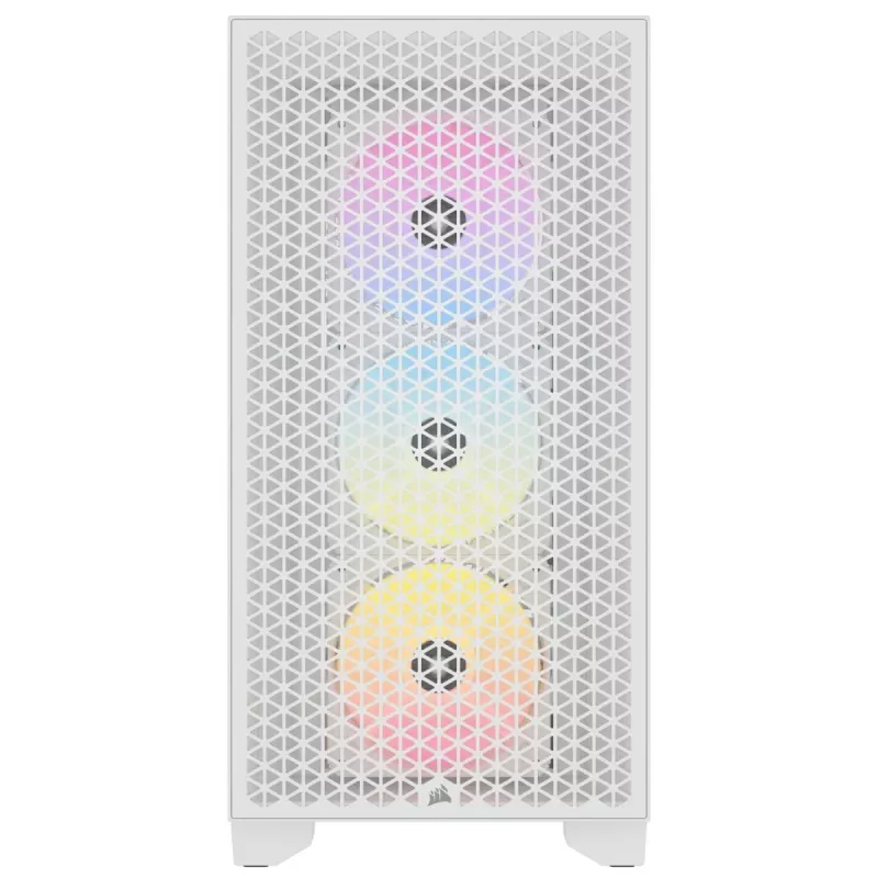 CORSAIR keskmise suurusega arvutikorpus - 3000d RGB Airflow - Valge