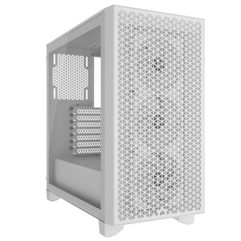 CORSAIR keskmise suurusega arvutikorpus - 3000d RGB Airflow - Valge