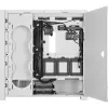 CORSAIR Mid-tower nutikas korpus - Icue 5000x - RGB Ql Edition karastatud klaas - valge