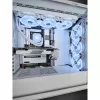 CORSAIR Mid-tower nutikas korpus - Icue 5000x - RGB Ql Edition karastatud klaas - valge