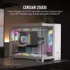 CORSAIR PC-korpus – 2500X keskmise suurusega kahekambriline PC-korpus – valge