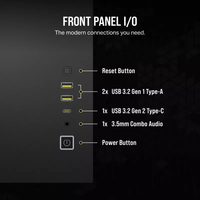 CORSAIR arvutikorpus - Icue Link 2500x RGB Micro ATX kahekambriline must