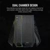 CORSAIR arvutikorpus - Icue Link 2500x RGB Micro ATX kahekambriline must