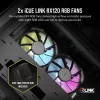 CORSAIR arvutikorpus - Icue Link 2500x RGB Micro ATX kahekambriline must