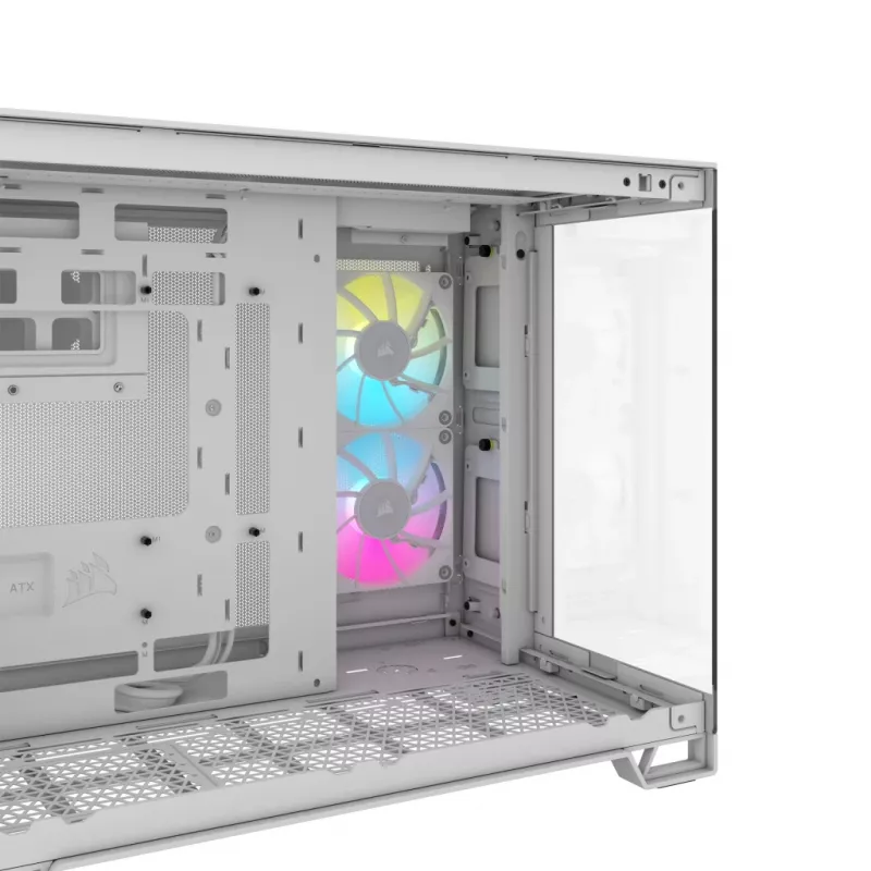 CORSAIR Pc Case - Icue Link 2500x RGB Micro ATX Dual Chamber Valge