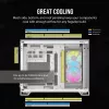 CORSAIR Pc Case - Icue Link 2500x RGB Micro ATX Dual Chamber Valge