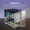 CORSAIR Pc Case - Icue Link 2500x RGB Micro ATX Dual Chamber Valge