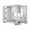 CORSAIR Pc Case - Icue Link 2500x RGB Micro ATX Dual Chamber Valge