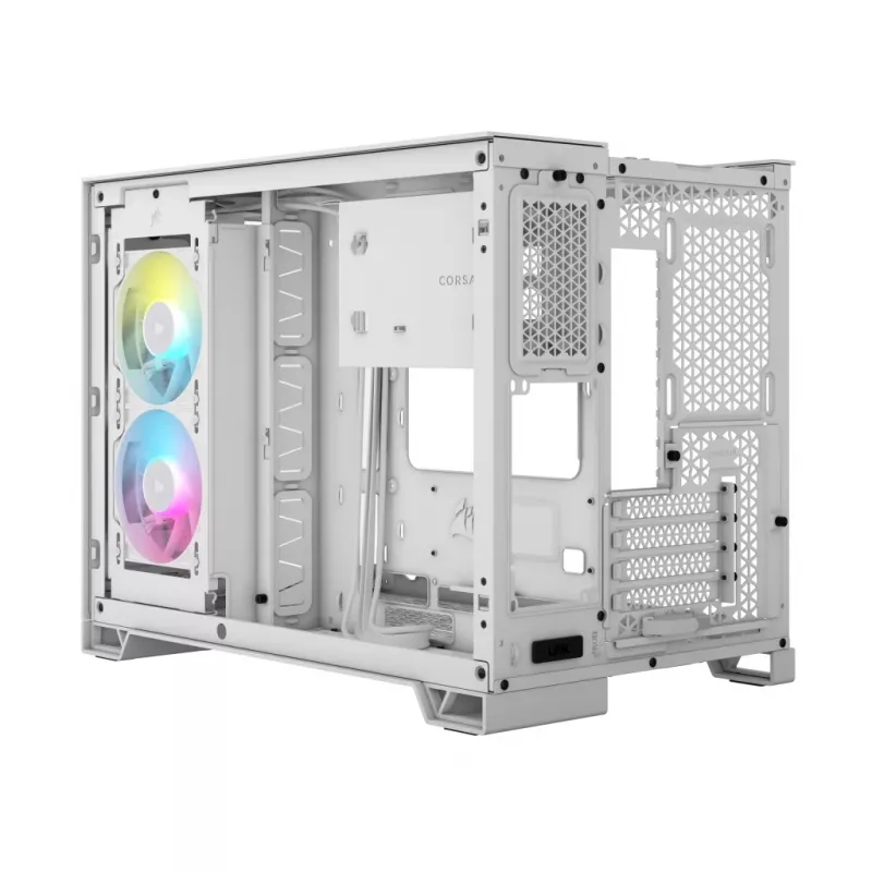 CORSAIR Pc Case - Icue Link 2500x RGB Micro ATX Dual Chamber Valge